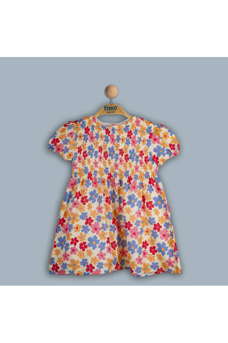 Wholesale Girls Daisy Patterned Dress 2-5Y - Brand: Timo - Kids & Baby Clothes Wholesale - Globality Store