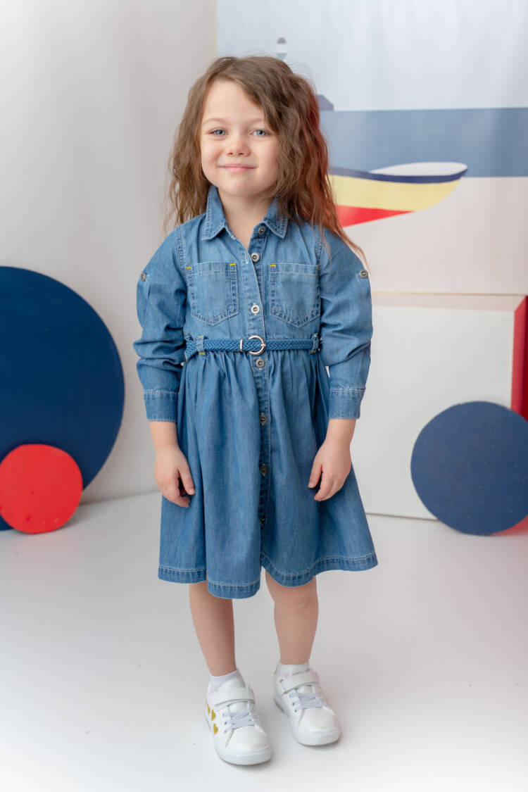 Wholesale Girls Denim Dress 2-10Y - Brand: Zeyland - Kids & Baby Clothes Wholesale - Globality Store