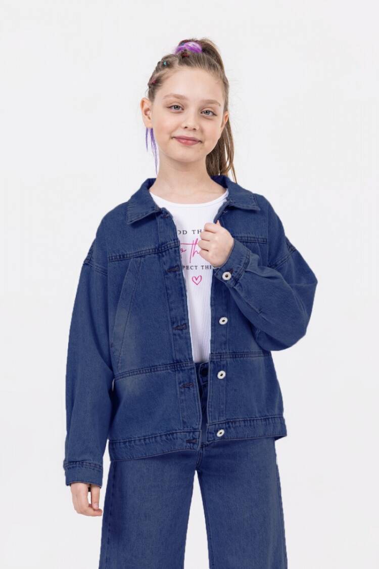Wholesale Girls Denim Jacket 9-14Y - Brand: DMB Boys&Girls - Kids & Baby Clothes Wholesale - Globality Store