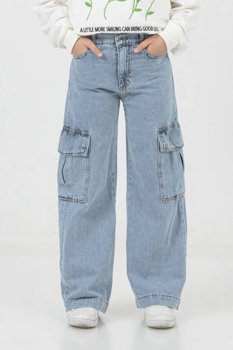 Wholesale Girls Denim Pants 9-14Y - Brand: DMB Boys&Girls - Kids & Baby Clothes Wholesale - Globality Store