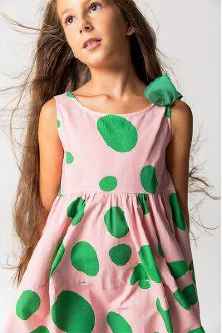 Wholesale Girls Dress 4-12Y SS25 - Brand: Sheshe - Kids & Baby Clothes Wholesale - Globality Store
