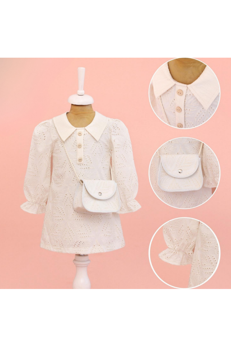 Wholesale Girl's Dress with Bag 2-5Y - Brand: Lilax - Kids & Baby Clothes Wholesale - Globality Store