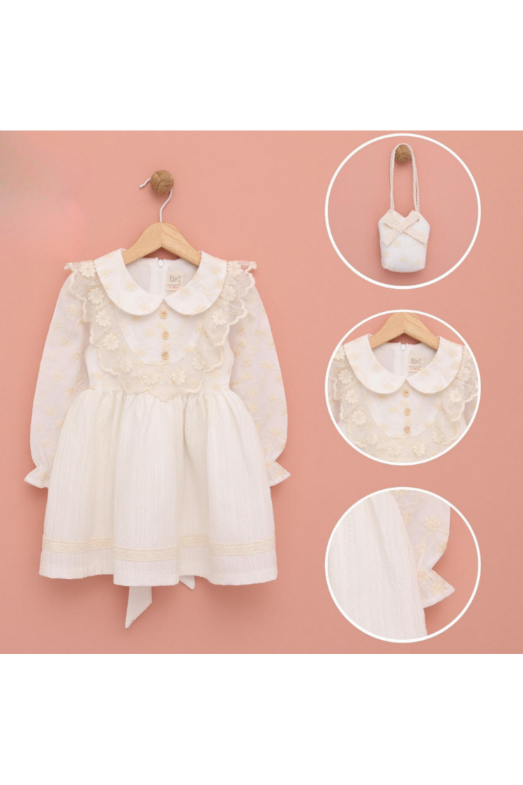 Wholesale Girl's Dress with Bag 2-5Y - Brand: Lilax - Kids & Baby Clothes Wholesale - Globality Store