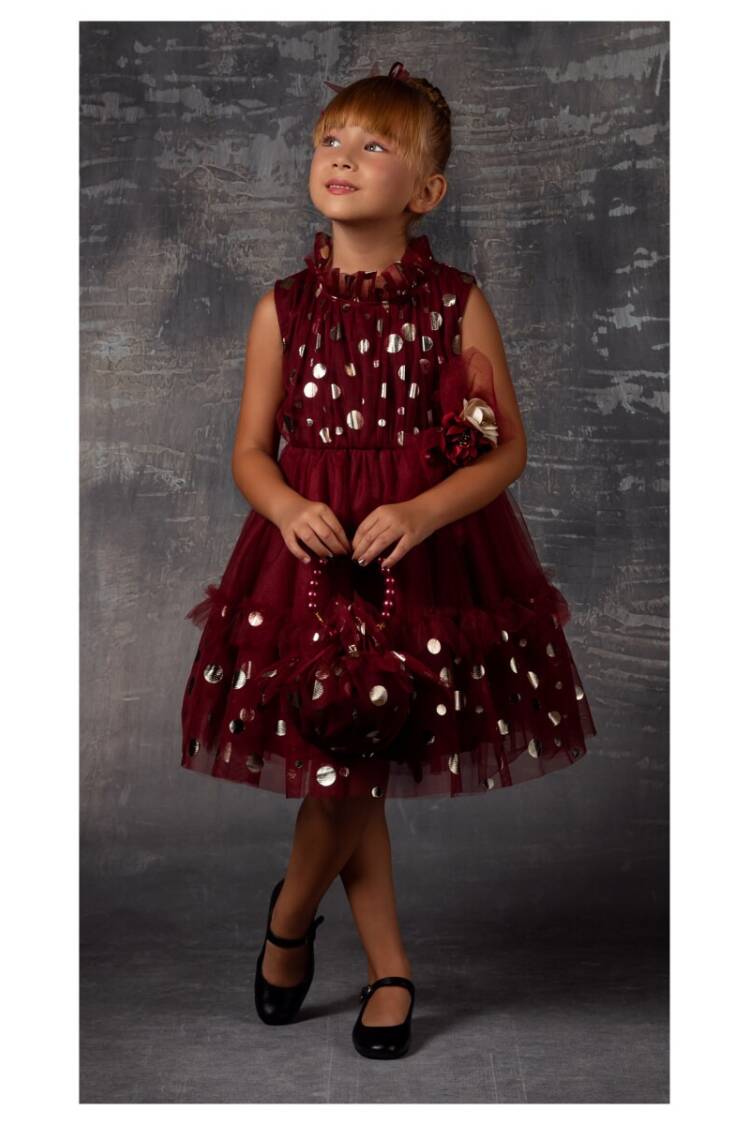Wholesale Girls Dress with Bag 6-12Y - Brand: Tivido - Kids & Baby Clothes Wholesale - Globality Store