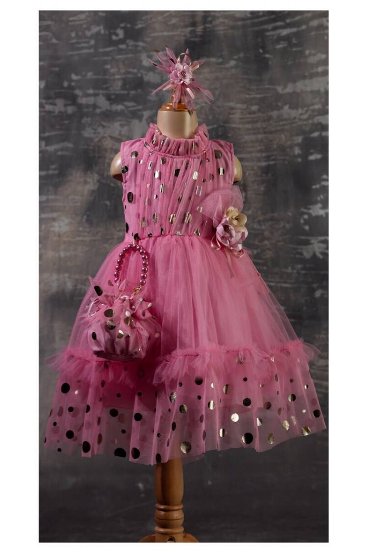 Wholesale Girls Dress with Bag 6-12Y - Brand: Tivido - Kids & Baby Clothes Wholesale - Globality Store
