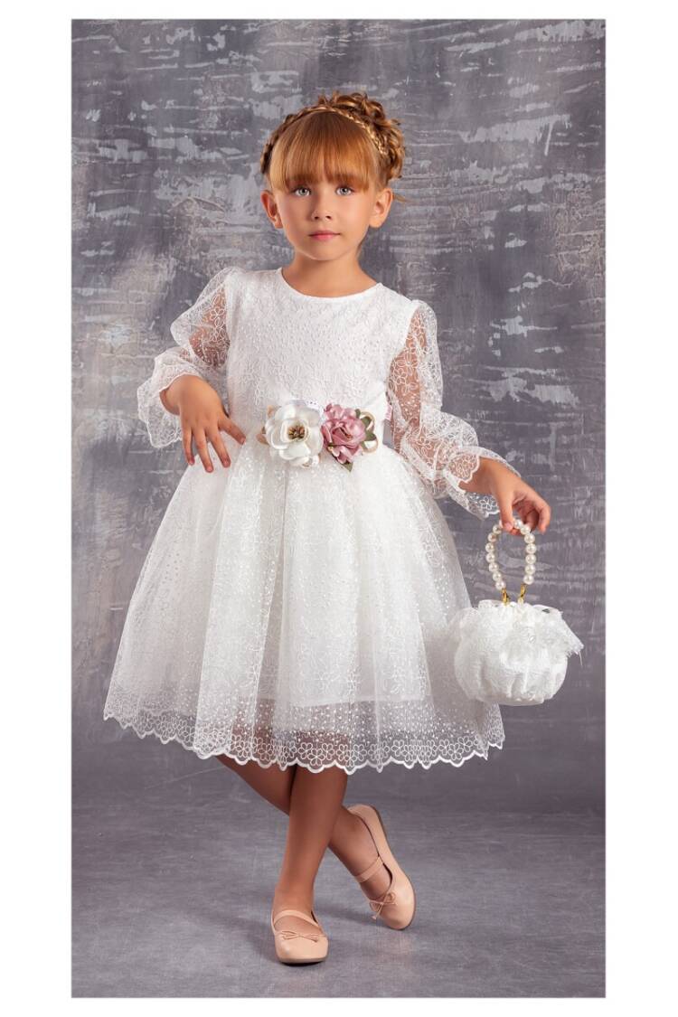 Wholesale Girls Dress with Bag 6-12Y - Brand: Tivido - Kids & Baby Clothes Wholesale - Globality Store