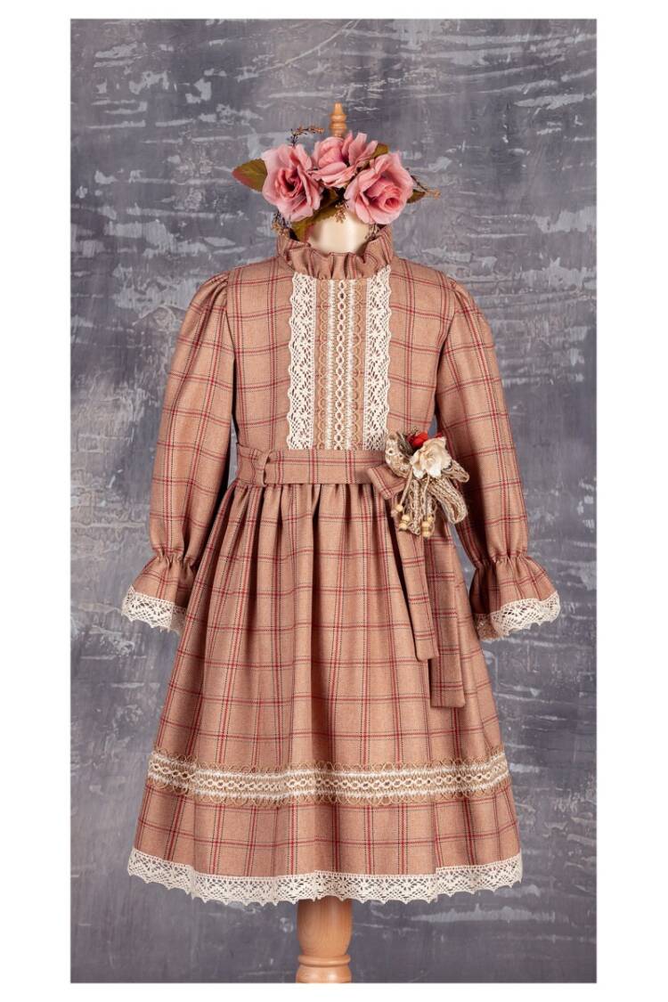 Wholesale Girls Dress with Belt 6-12Y - Brand: Tivido - Kids & Baby Clothes Wholesale - Globality Store