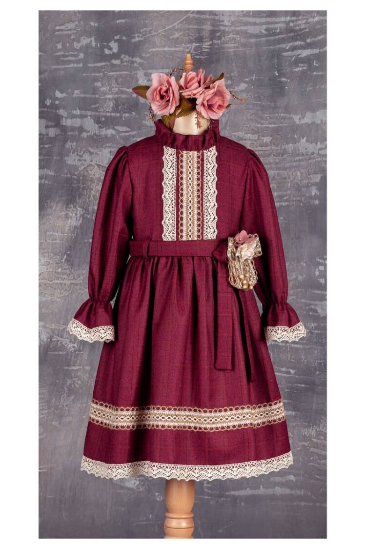 Wholesale Girls Dress with Belt 6-12Y - Brand: Tivido - Kids & Baby Clothes Wholesale - Globality Store