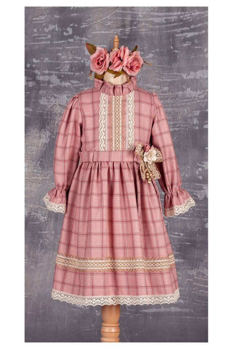 Wholesale Girls Dress with Belt 6-12Y - Brand: Tivido - Kids & Baby Clothes Wholesale - Globality Store