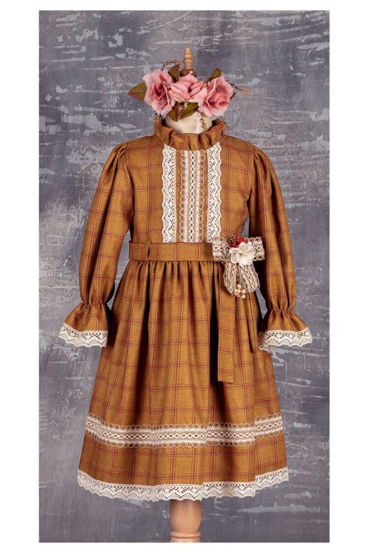 Wholesale Girls Dress with Belt 6-12Y - Brand: Tivido - Kids & Baby Clothes Wholesale - Globality Store