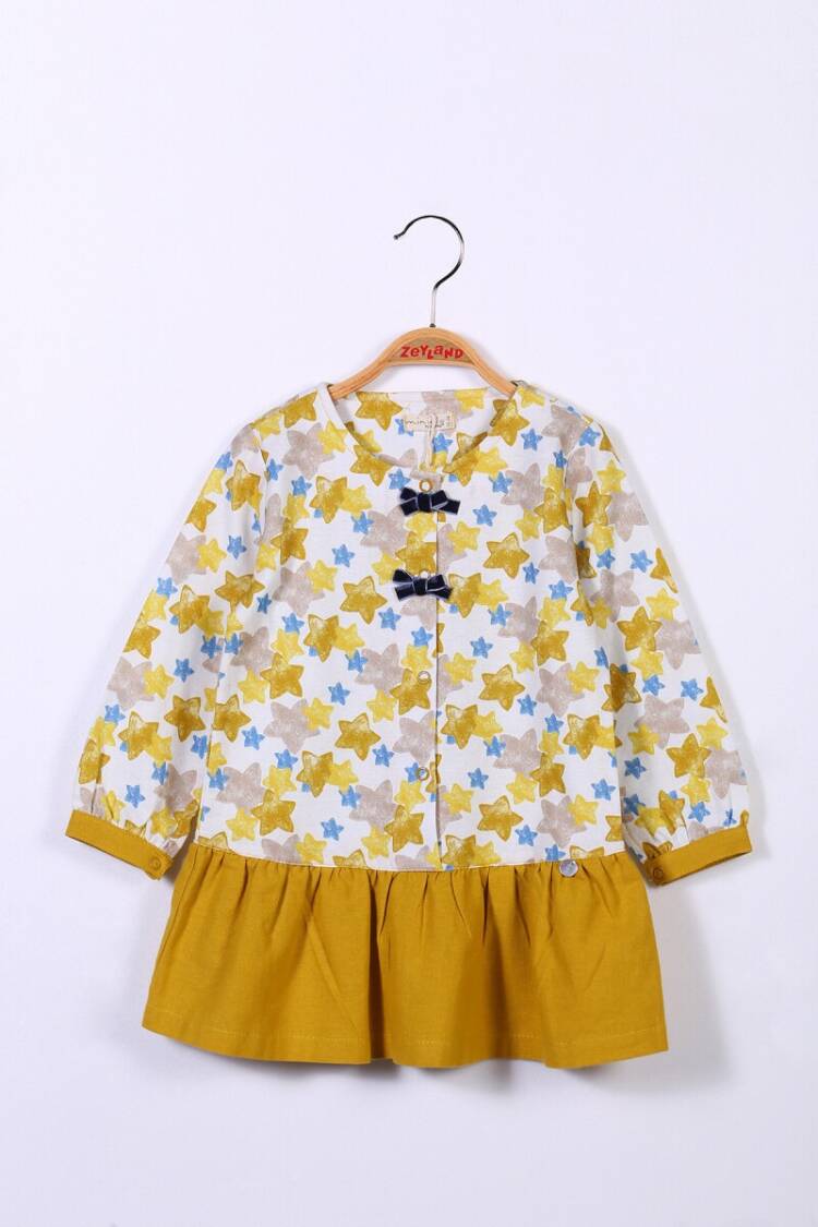 Wholesale Girls Dress with Bow 2-7Y - Brand: Zeyland - Kids & Baby Clothes Wholesale - Globality Store
