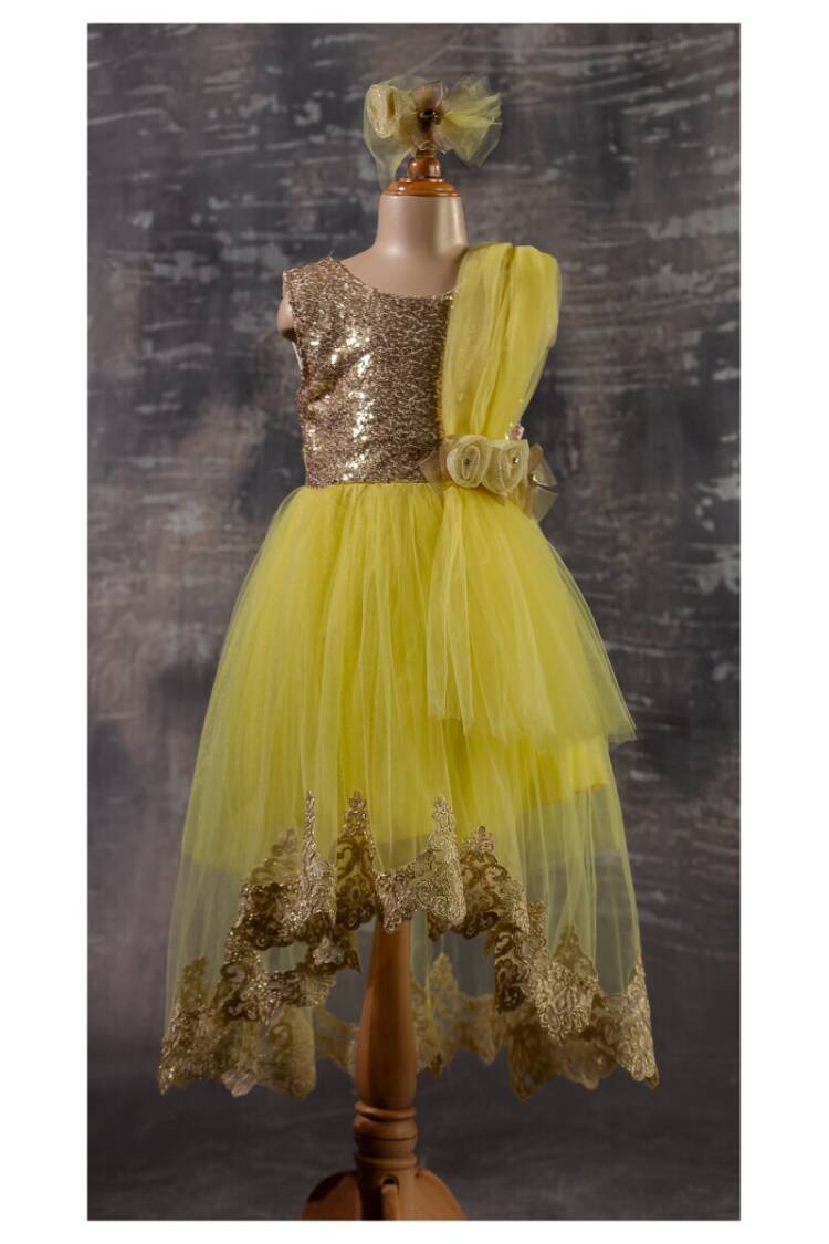 Wholesale Girls Dress with Flower 6-12Y - Brand: Tivido - Kids & Baby Clothes Wholesale - Globality Store