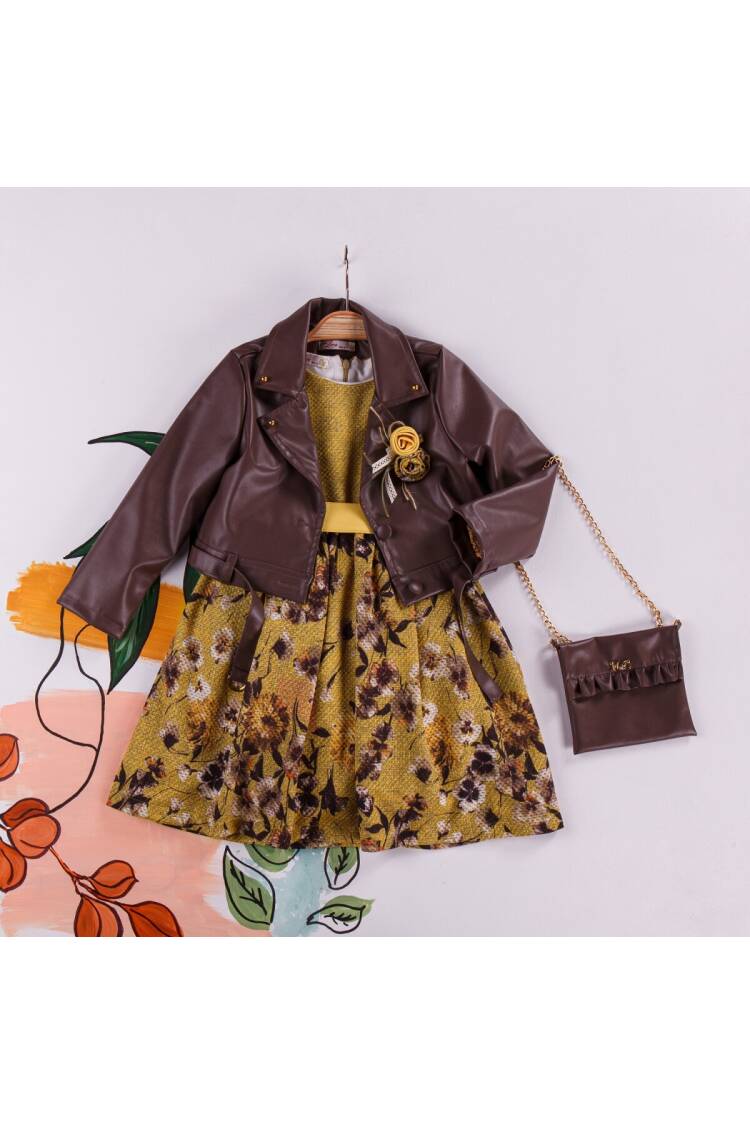 Wholesale Girls Dress with Jacket and Bag 2-6Y - Brand: Miss Lore - Kids & Baby Clothes Wholesale - Globality Store