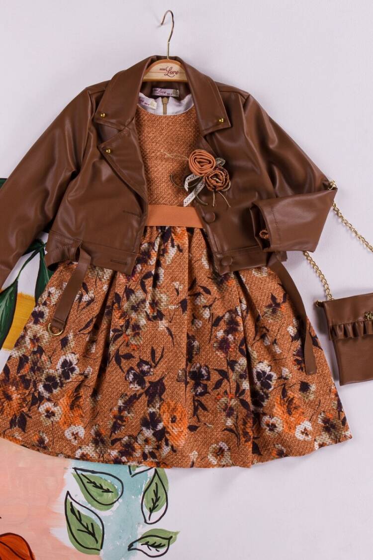 Wholesale Girls Dress with Jacket and Bag 2-6Y - Brand: Miss Lore - Kids & Baby Clothes Wholesale - Globality Store