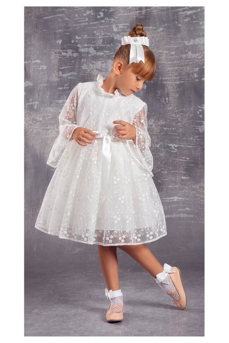 Wholesale Girls Dress with Lacy 6-12Y - Brand: Tivido - Kids & Baby Clothes Wholesale - Globality Store