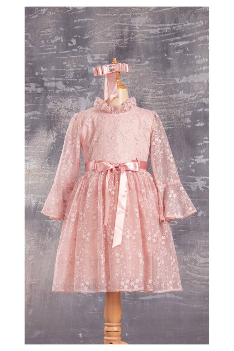 Wholesale Girls Dress with Lacy 6-12Y - Brand: Tivido - Kids & Baby Clothes Wholesale - Globality Store