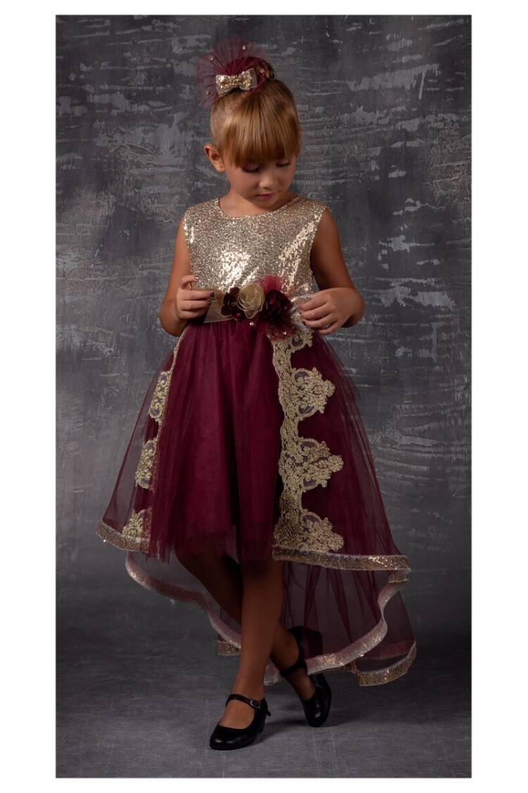 Wholesale Girls Dress with Lacy 6-12Y - Brand: Tivido - Kids & Baby Clothes Wholesale - Globality Store