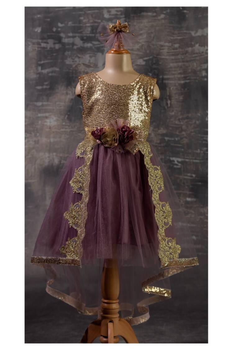 Wholesale Girls Dress with Lacy 6-12Y - Brand: Tivido - Kids & Baby Clothes Wholesale - Globality Store