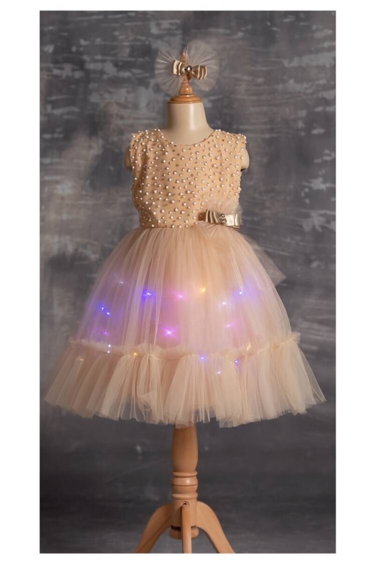 Wholesale Girls Dress with Lights 5-8Y - Brand: Tivido - Kids & Baby Clothes Wholesale - Globality Store
