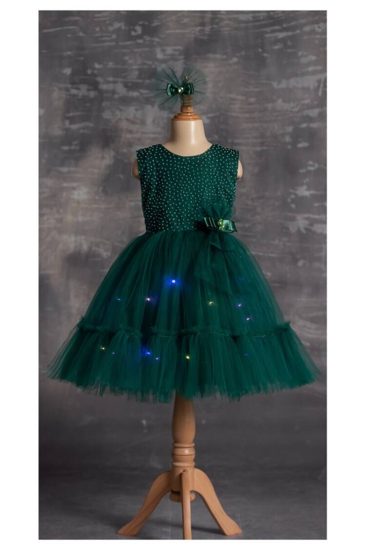 Wholesale Girls Dress with Lights 5-8Y - Brand: Tivido - Kids & Baby Clothes Wholesale - Globality Store