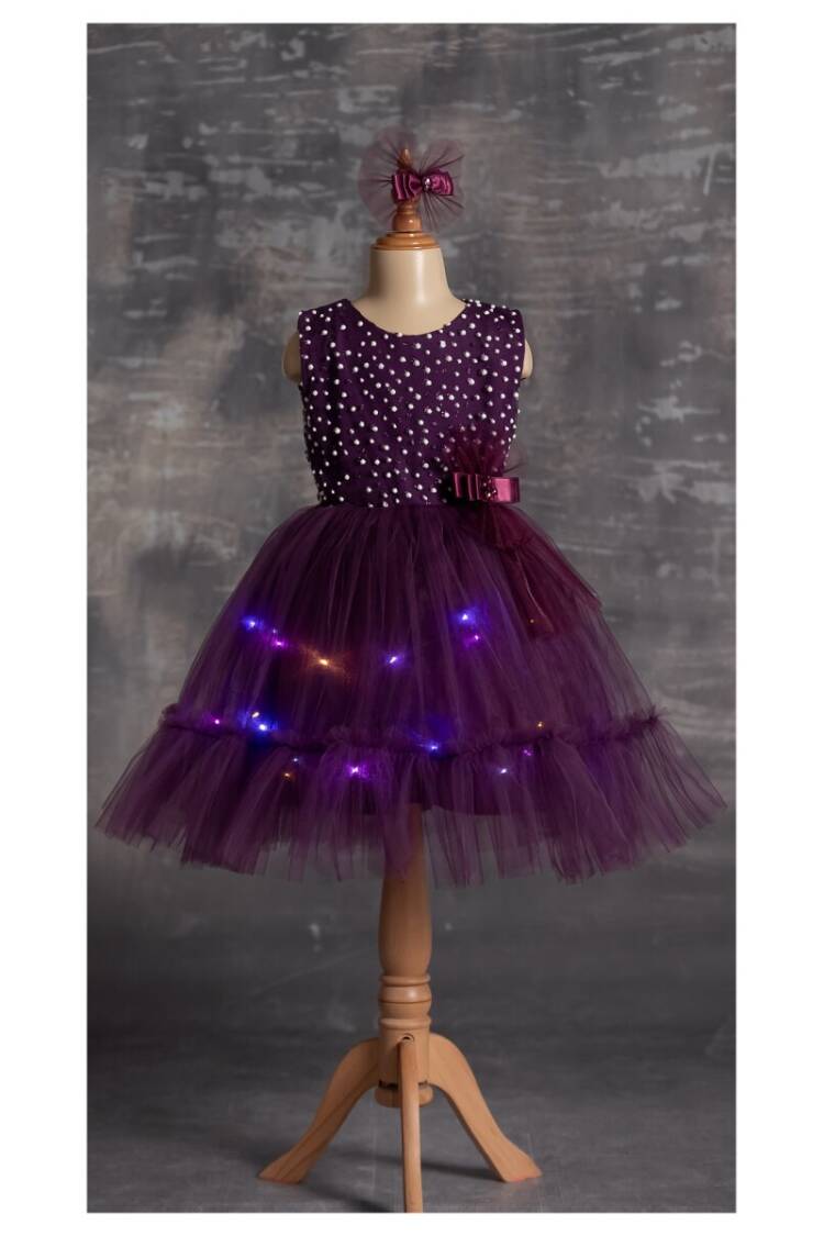 Wholesale Girls Dress with Lights 5-8Y - Brand: Tivido - Kids & Baby Clothes Wholesale - Globality Store
