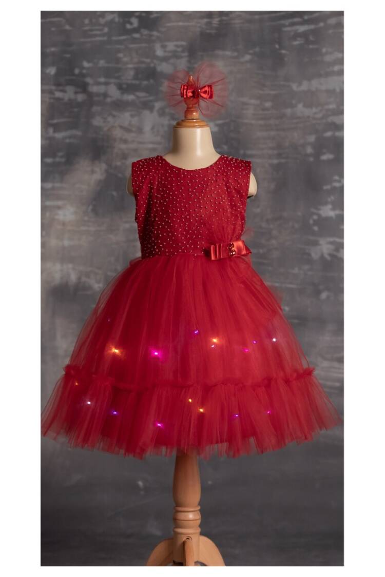 Wholesale Girls Dress with Lights 5-8Y - Brand: Tivido - Kids & Baby Clothes Wholesale - Globality Store