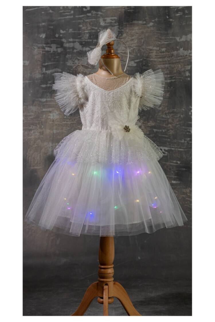 Wholesale Girls Dress with Lights 5-8Y - Brand: Tivido - Kids & Baby Clothes Wholesale - Globality Store