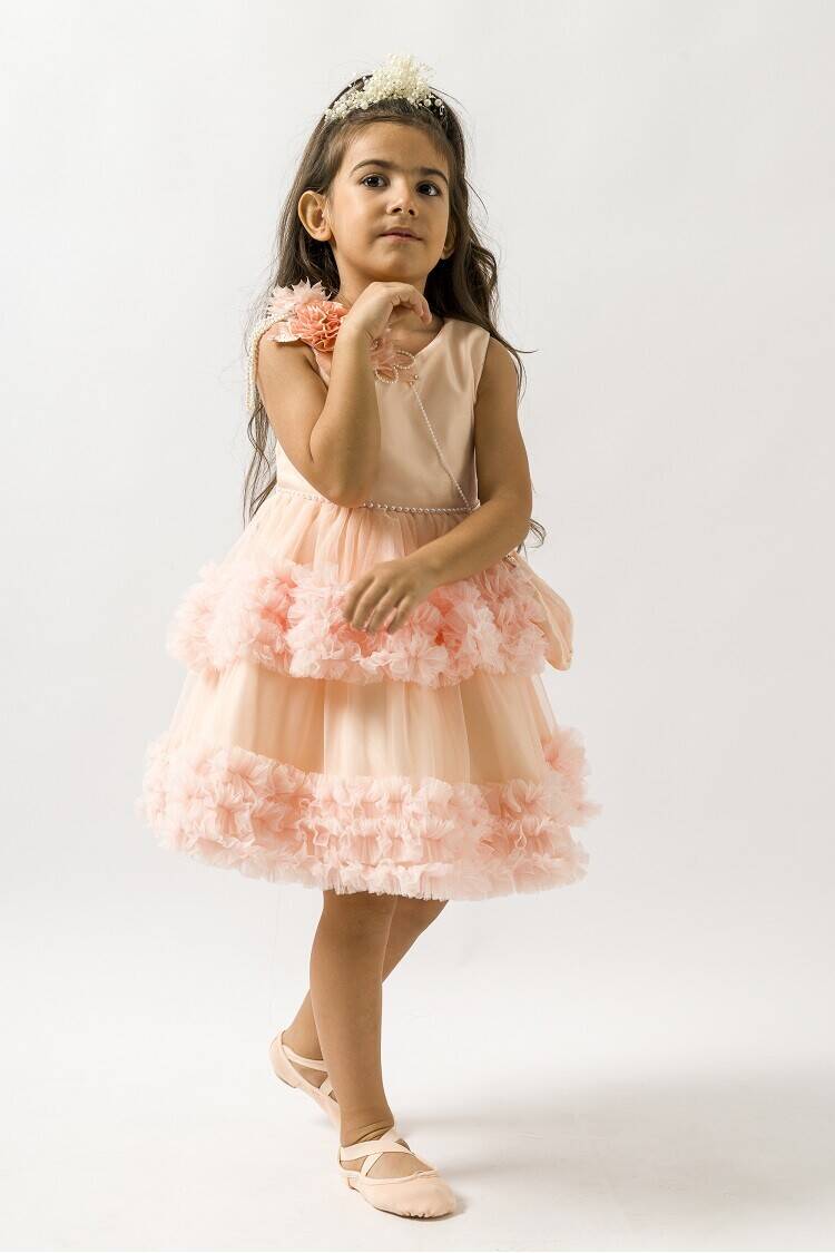 Wholesale Girls Dress with Ruffled 2-5Y - Brand: Wecan - Kids & Baby Clothes Wholesale - Globality Store