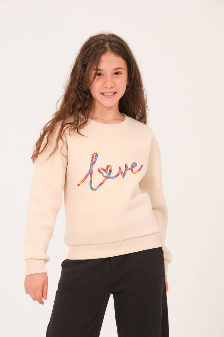 Wholesale Girls Embroidered Sweatshirt 8-15Y - Brand: Jazziee - Kids & Baby Clothes Wholesale - Globality Store