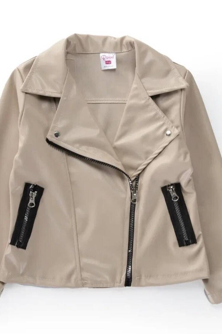 Wholesale Girls Faux Leather Jacket 4-8Y - Brand: Panino - Kids & Baby Clothes Wholesale - Globality Store