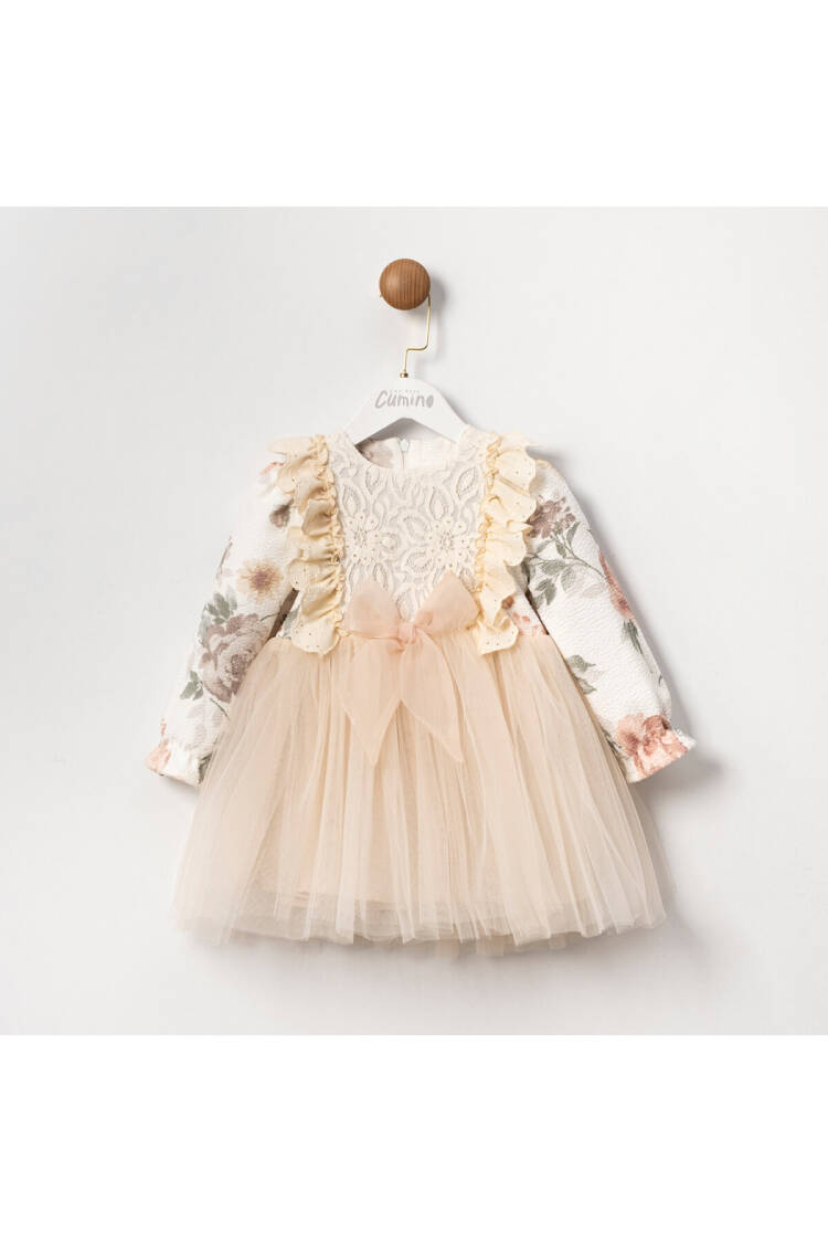 Wholesale Girl's Flower Patterned Dress 2-5Y - Brand: Cumino - Kids & Baby Clothes Wholesale - Globality Store