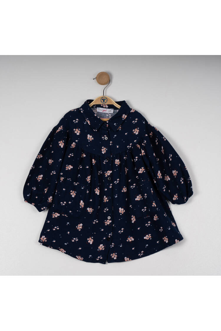 Wholesale Girl's Flower Patterned Dress 6-9Y - Brand: Timo - Kids & Baby Clothes Wholesale - Globality Store
