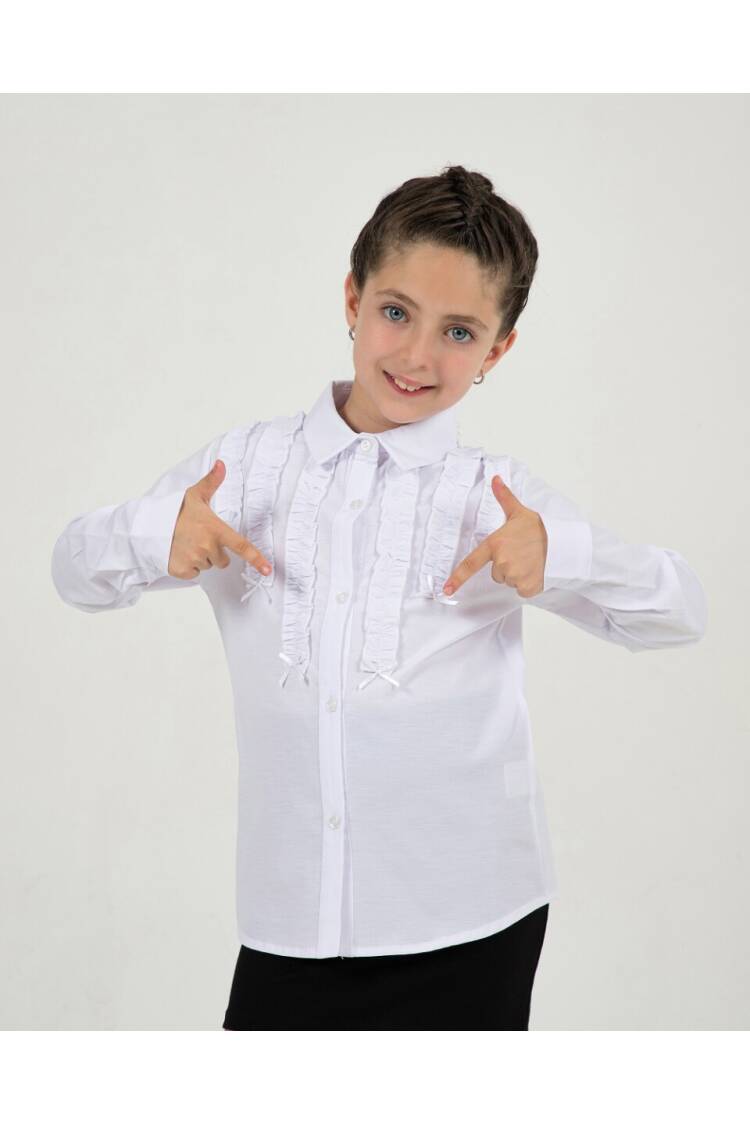 Wholesale Girls Fromal Shirt 11-14Y - Brand: Büşra Bebe - Kids & Baby Clothes Wholesale - Globality Store