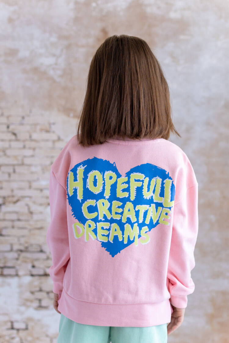 Wholesale Girl's Front Back Heart Printed Sweatshirt 1-12Y - Brand: Zeyland - Kids & Baby Clothes Wholesale - Globality Store
