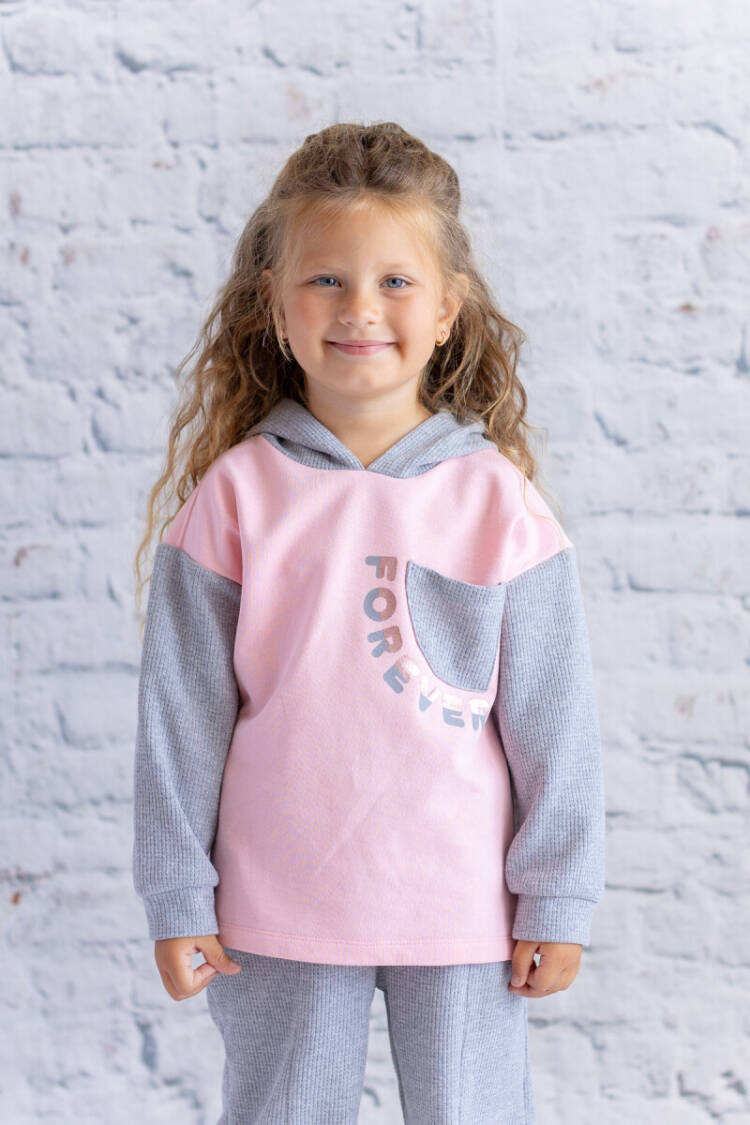 Wholesale Girl's Gartered Printed Sweatshirt 1-12Y - Brand: Zeyland - Kids & Baby Clothes Wholesale - Globality Store