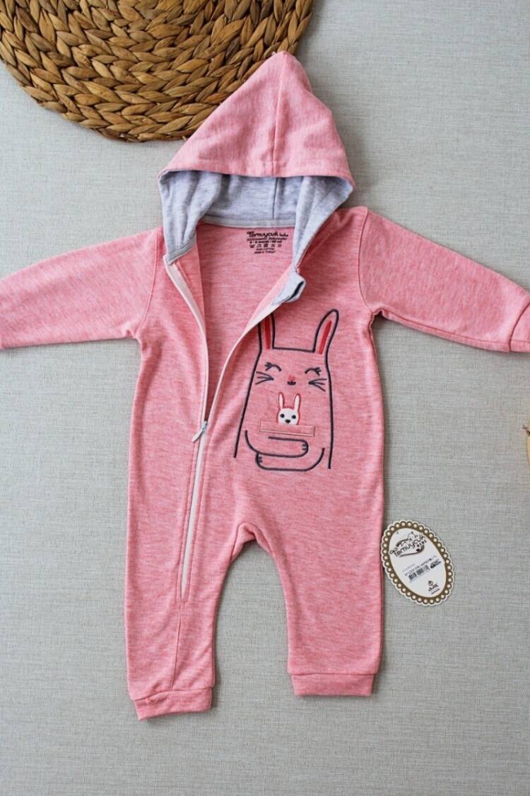 Wholesale Girls Hooded Jumpsuit 0-9M - Brand: Tomuycuk - Kids & Baby Clothes Wholesale - Globality Store