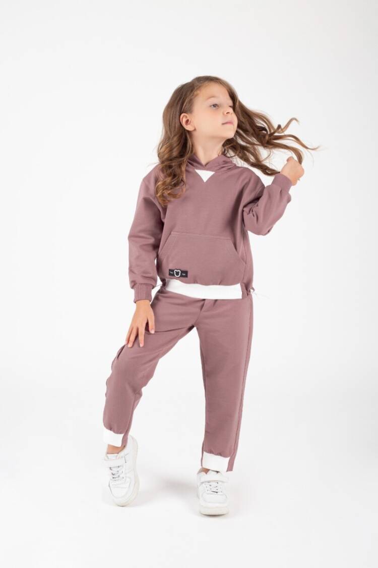 Wholesale Girl's Hooded Tracksuit Set 9-13Y - Brand: Pafim - Kids & Baby Clothes Wholesale - Globality Store