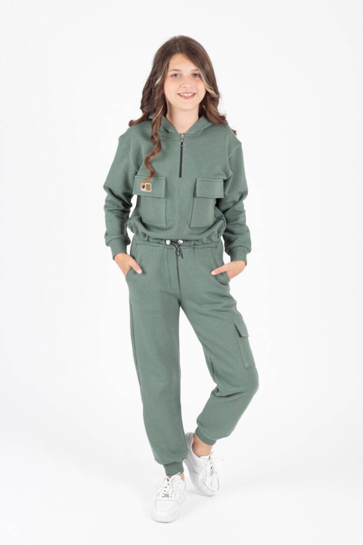 Wholesale Girl's Hooded Tracksuit Set 9-13Y - Brand: Pafim - Kids & Baby Clothes Wholesale - Globality Store