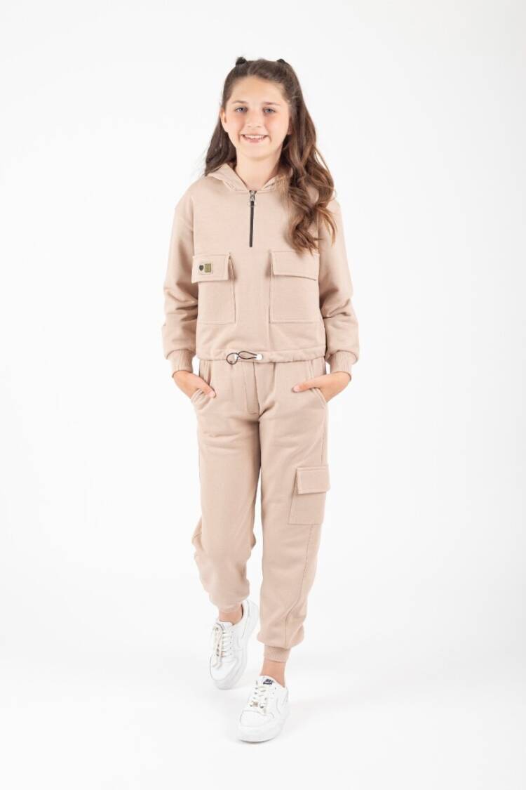 Wholesale Girl's Hooded Tracksuit Set 9-13Y - Brand: Pafim - Kids & Baby Clothes Wholesale - Globality Store
