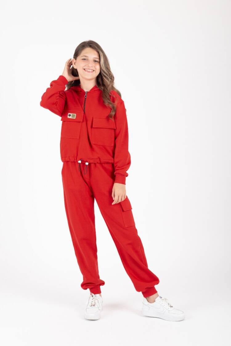 Wholesale Girl's Hooded Tracksuit Set 9-13Y - Brand: Pafim - Kids & Baby Clothes Wholesale - Globality Store