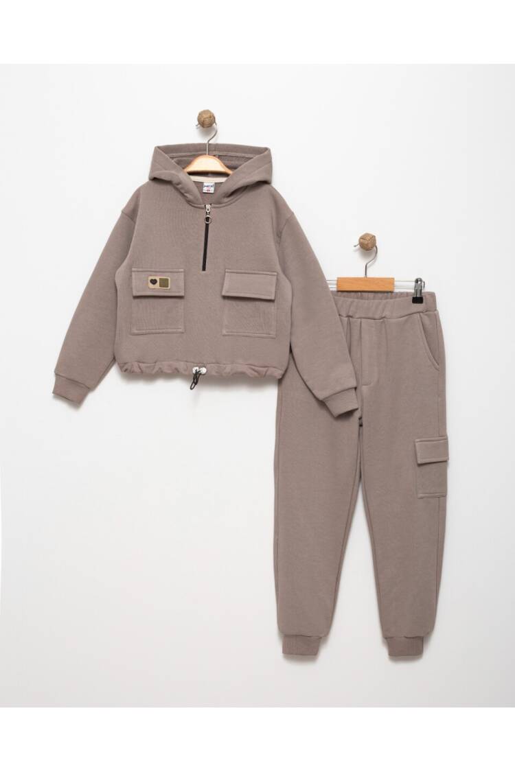 Wholesale Girl's Hooded Tracksuit Set 9-13Y - Brand: Pafim - Kids & Baby Clothes Wholesale - Globality Store