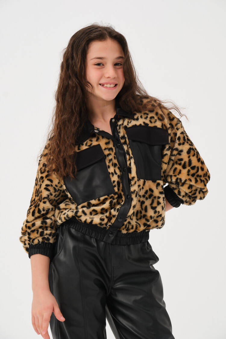 Wholesale Girls' Hooded Vest with Pocket Details 9-14Y - Brand: Jazziee - Kids & Baby Clothes Wholesale - Globality Store