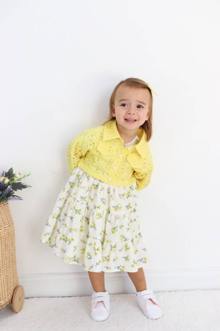 Wholesale Girls Jacket Dress 2-6Y - Brand: Serkon Baby&Kids - Kids & Baby Clothes Wholesale - Globality Store