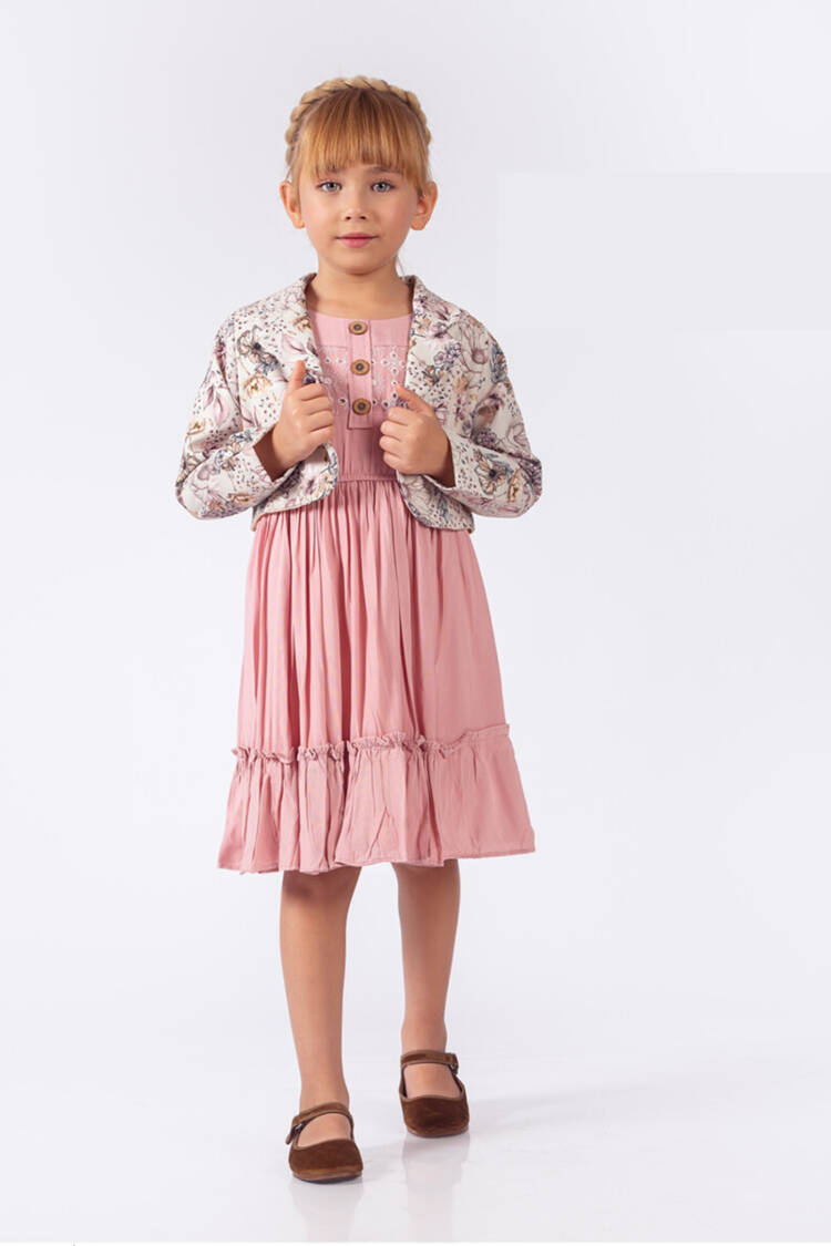 Wholesale Girls Jacket Dress 5-8Y - Brand: Elayza - Kids & Baby Clothes Wholesale - Globality Store