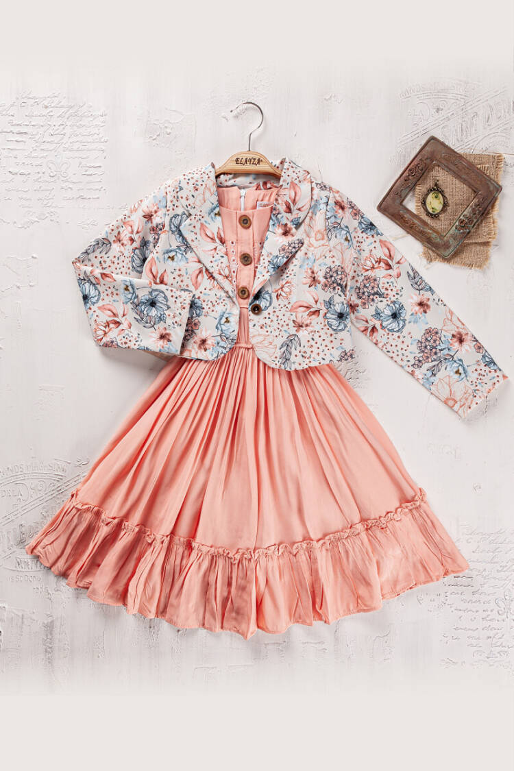 Wholesale Girls Jacket Dress 9-12Y - Brand: Elayza - Kids & Baby Clothes Wholesale - Globality Store
