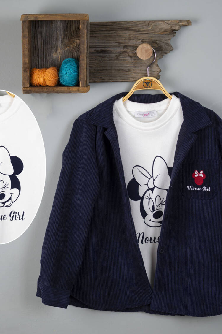 Wholesale Girls Kids Patterned Shirt and T-shirt 6-9Y - Brand: Timo - Kids & Baby Clothes Wholesale - Globality Store