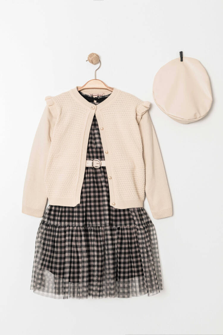 Wholesale Girl's Knitwear Jacket and Hat Dress 6-9Y - Brand: Gocoland - Kids & Baby Clothes Wholesale - Globality Store