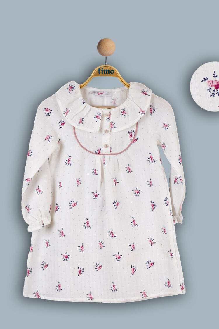 Wholesale Girls Muslin Dress 2-5Y - Brand: Timo - Kids & Baby Clothes Wholesale - Globality Store