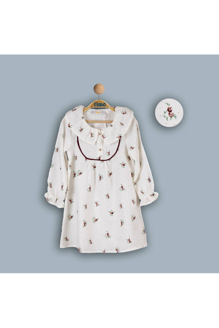 Wholesale Girls Muslin Dress 2-5Y - Brand: Timo - Kids & Baby Clothes Wholesale - Globality Store