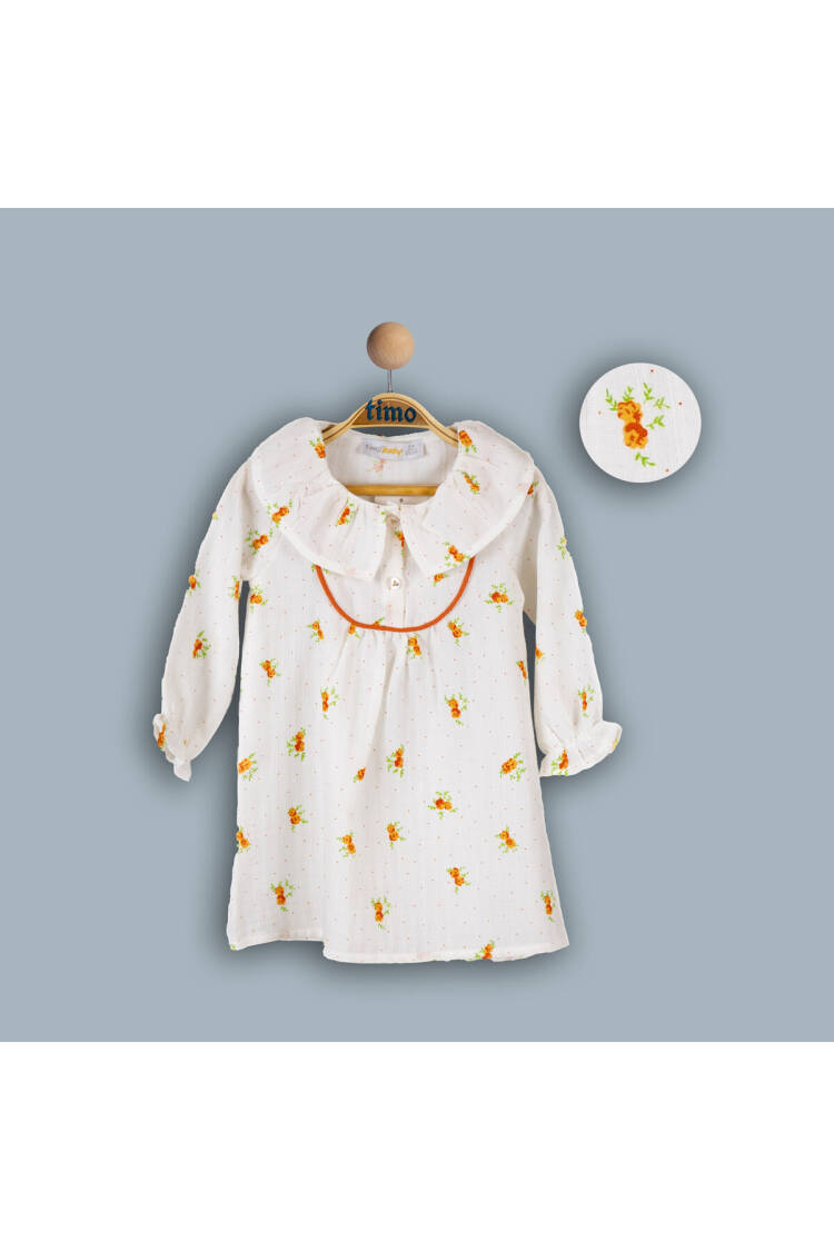 Wholesale Girls Muslin Dress 2-5Y - Brand: Timo - Kids & Baby Clothes Wholesale - Globality Store